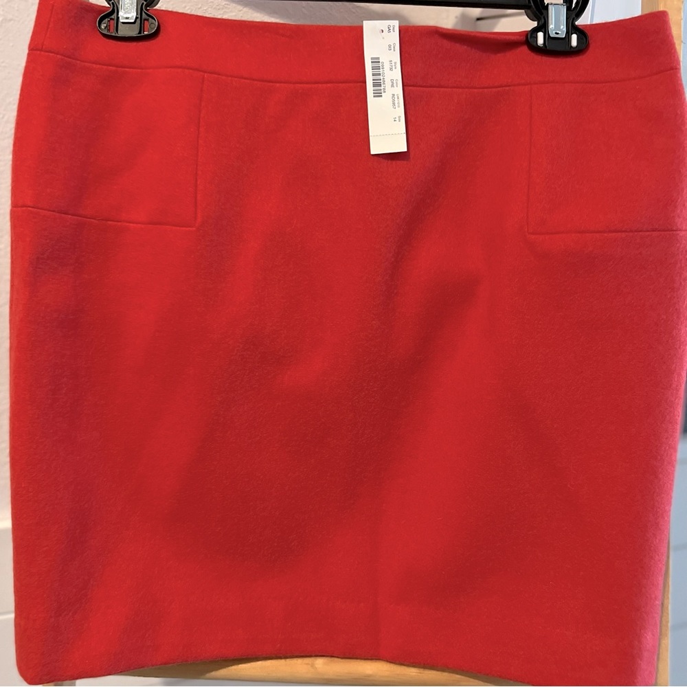 J Crew Felt Skirt